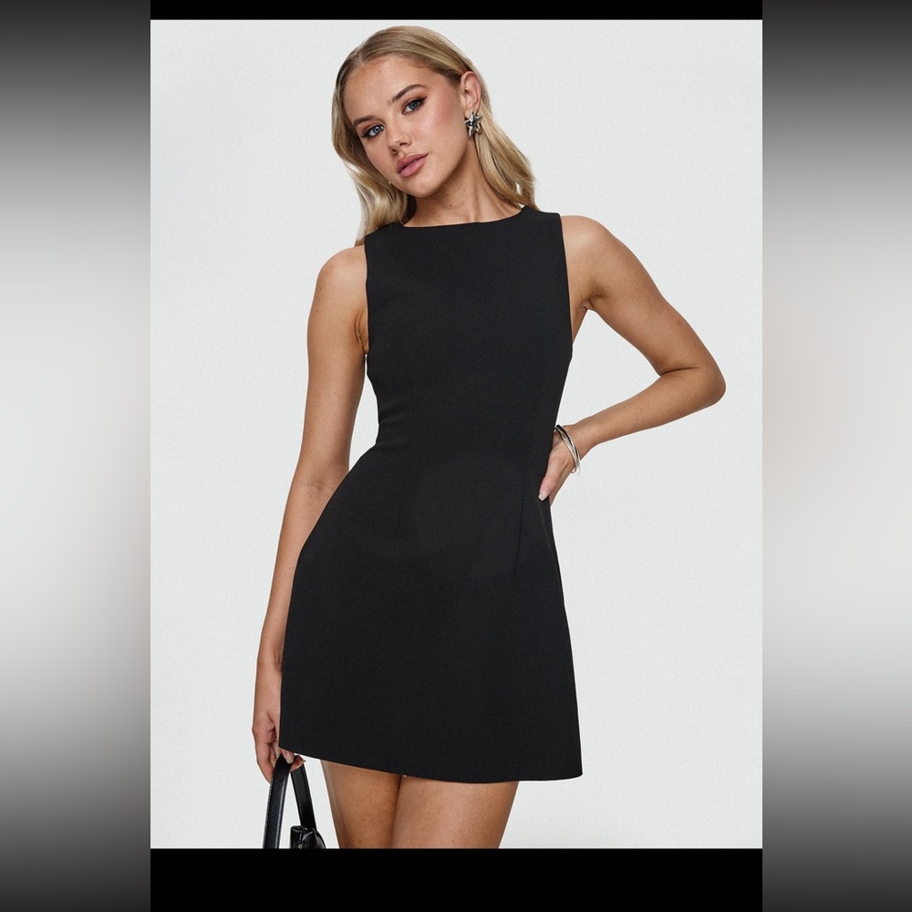 Princess Polly Classic Black Mini Dress